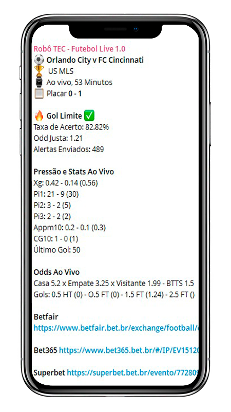 Robô TEC Futebol | Trading Esporte Clube